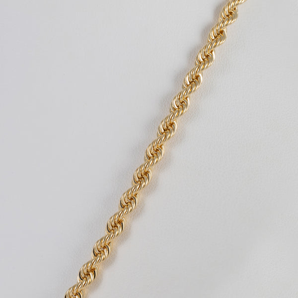 Cadena cordón oro 18k 750 50cm
