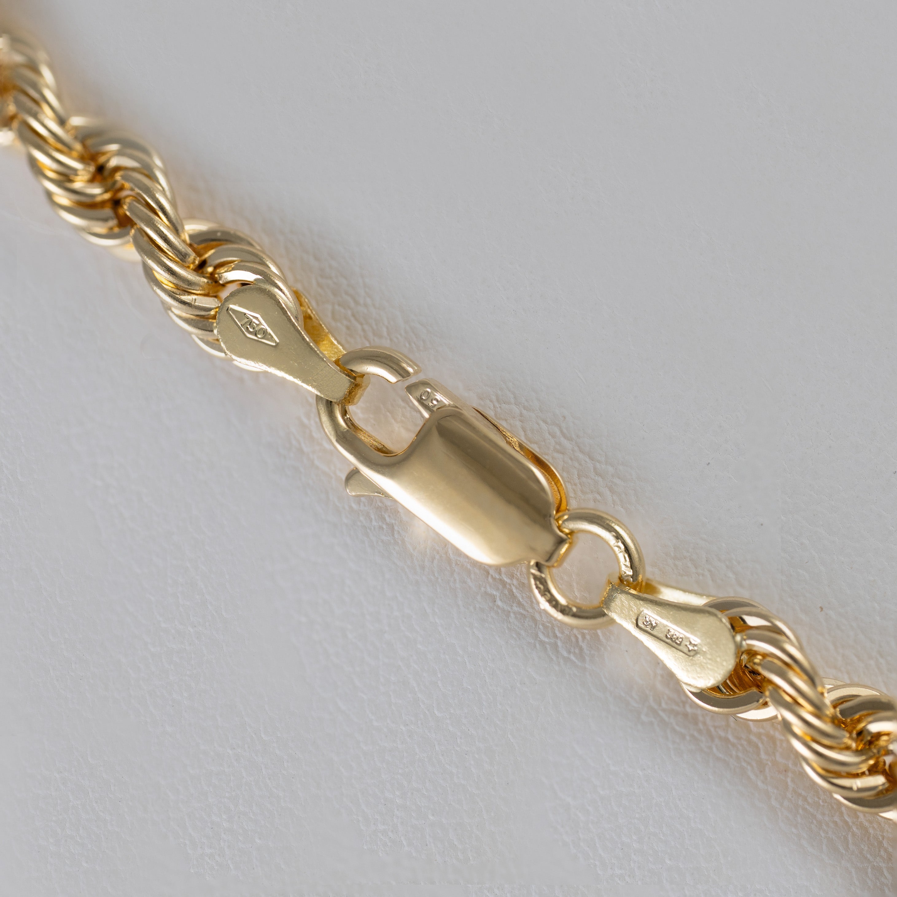 Cadena cordón oro 18k 750 50cm
