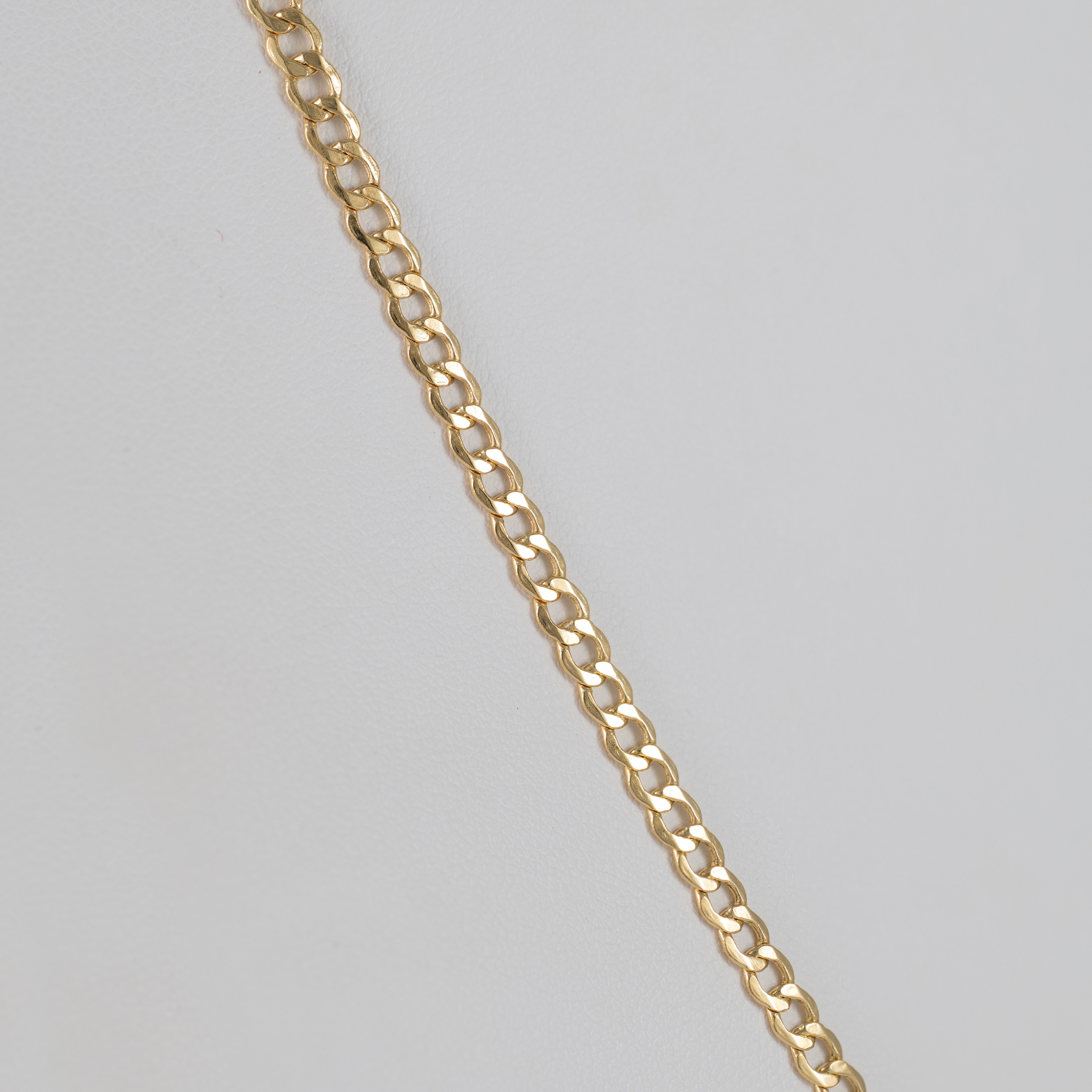 Cadena barbada oro 18k 750 50cm