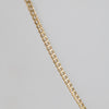 Cadena barbada oro 18k 750 50cm