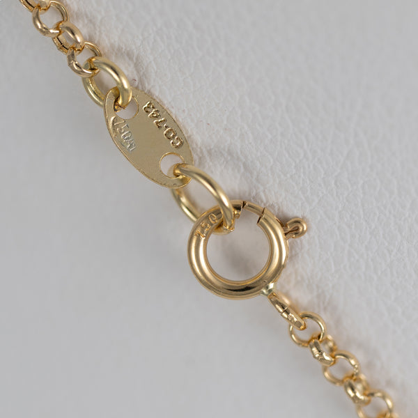 Cadena rolo oro 18k 750 60cm