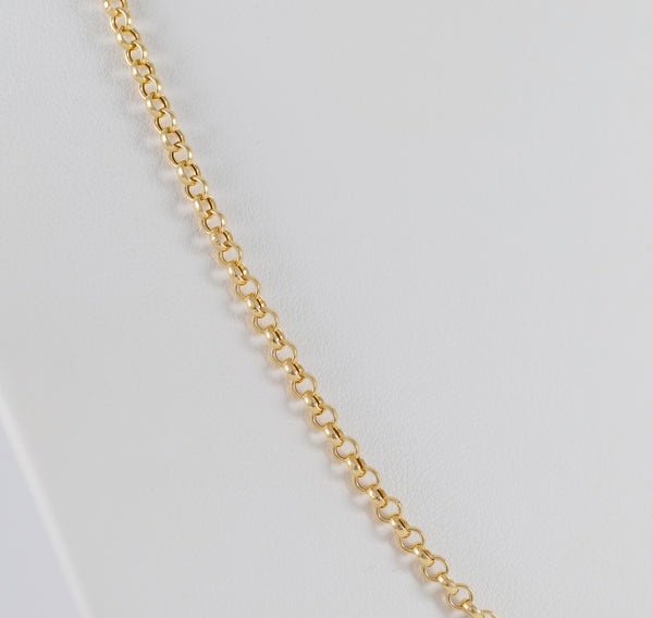 Cadena rolo oro 18k 750 50cm