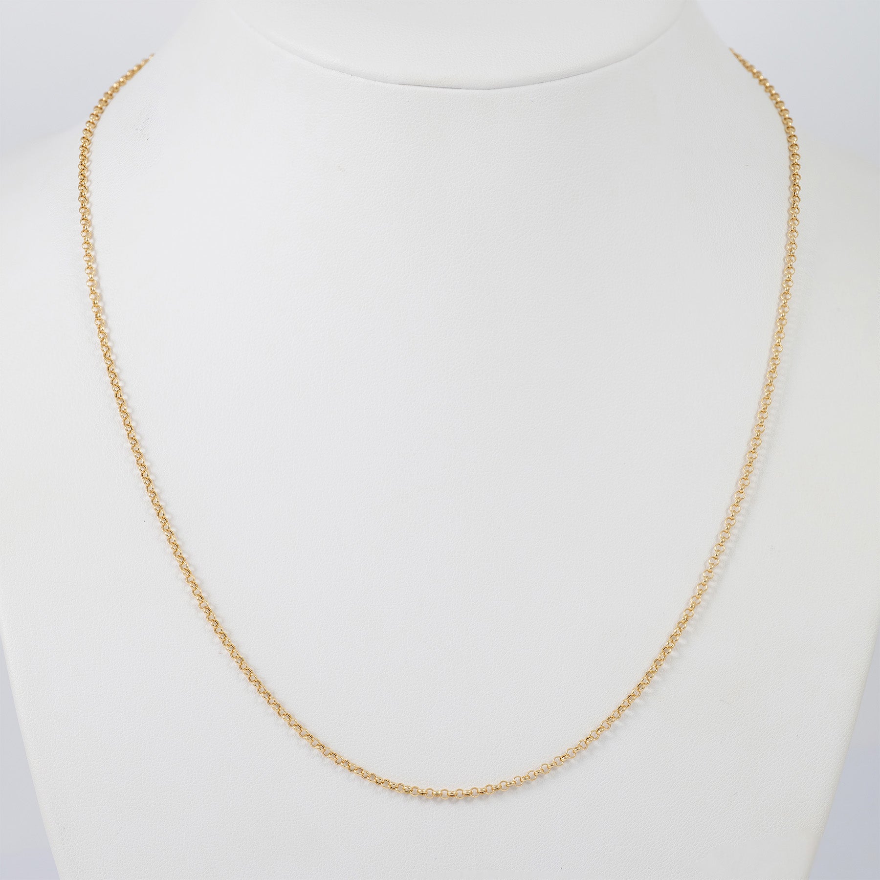 Cadena rolo oro 18k 750 50cm