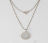 Colgante Tous medalla de plata Straight con cadena de plata 925