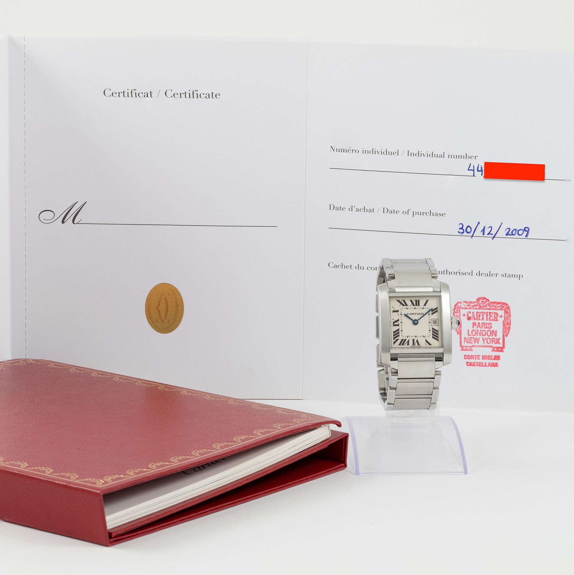 Cartier Tank Francaise Ref: 2465