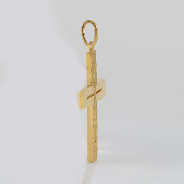 Colgante Cruz oro 18k 750
