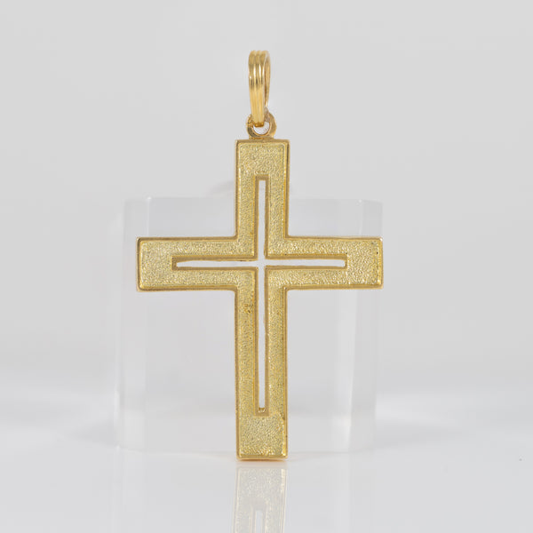 Colgante Cruz oro 18k 750