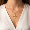 Colgante Cruz oro 18k 750