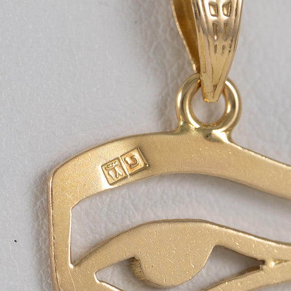 Colgante Ojo de Horus oro 18k 750
