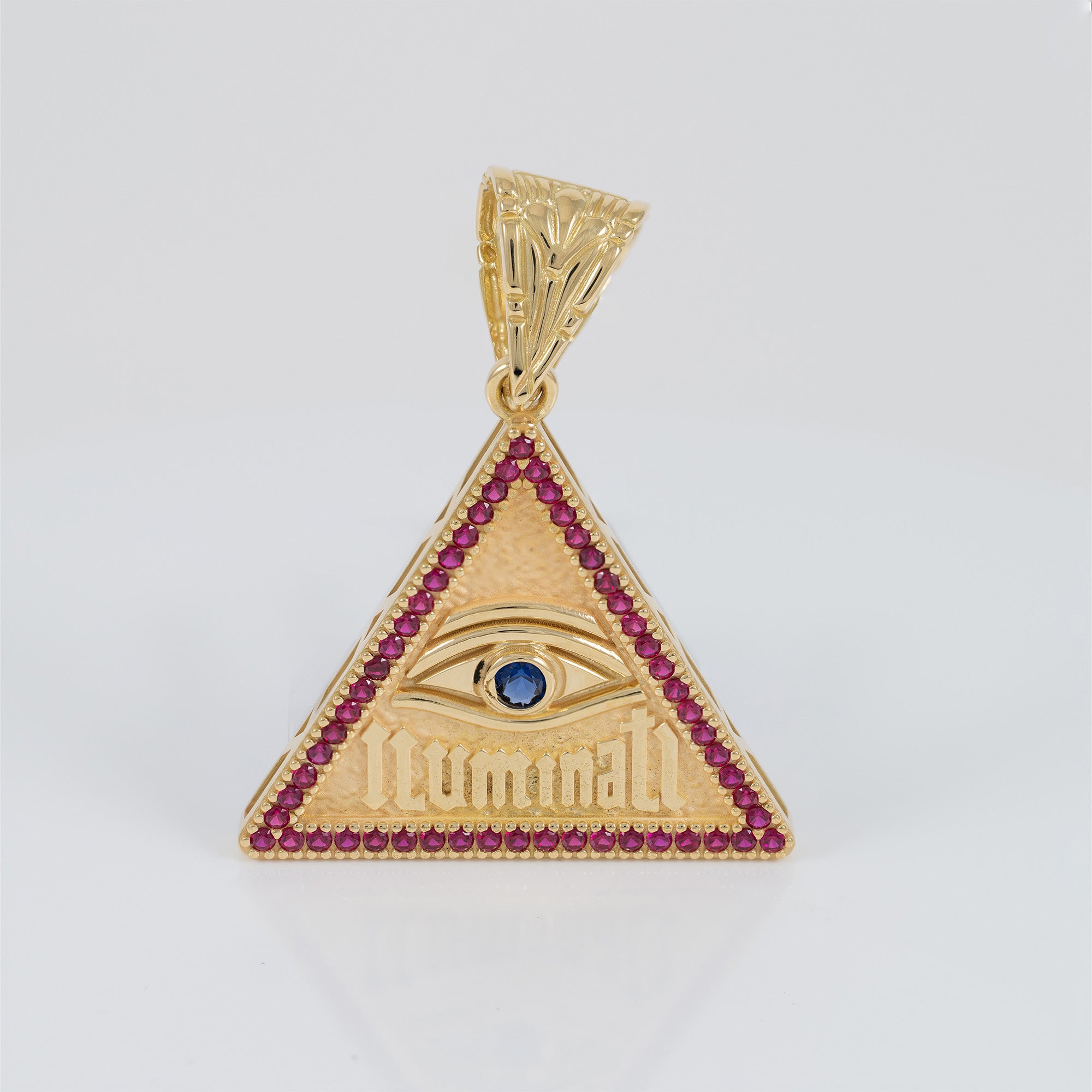 Colgante Iluminati de oro 18k 750