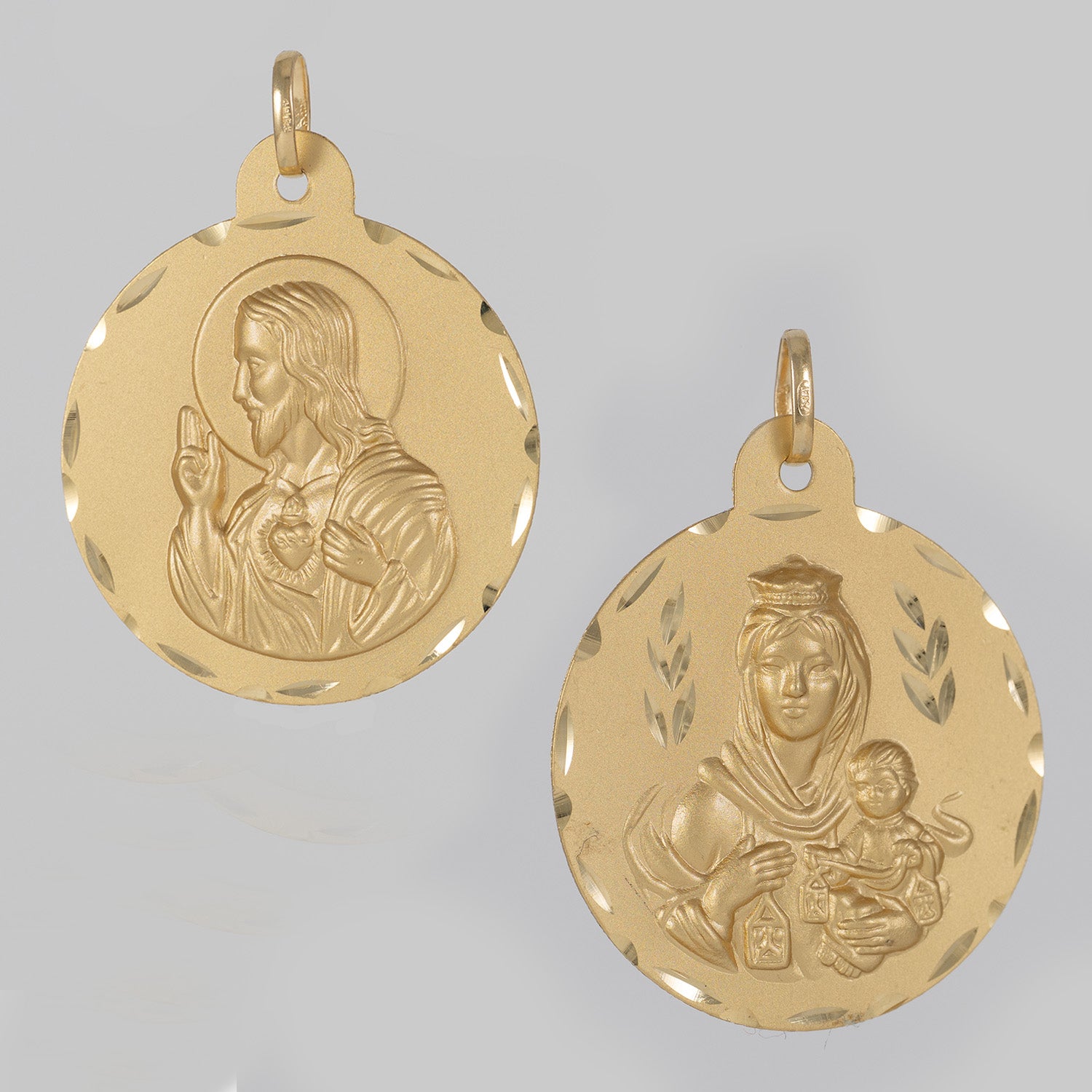 Colgante Medalla oro 18k 750