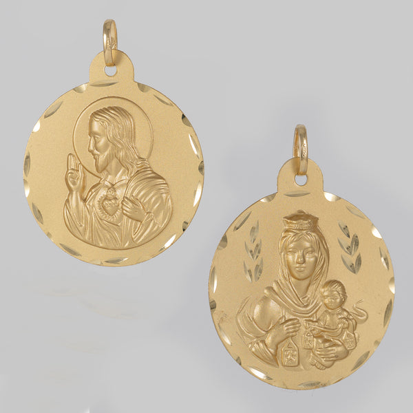 Colgante Medalla oro 18k 750