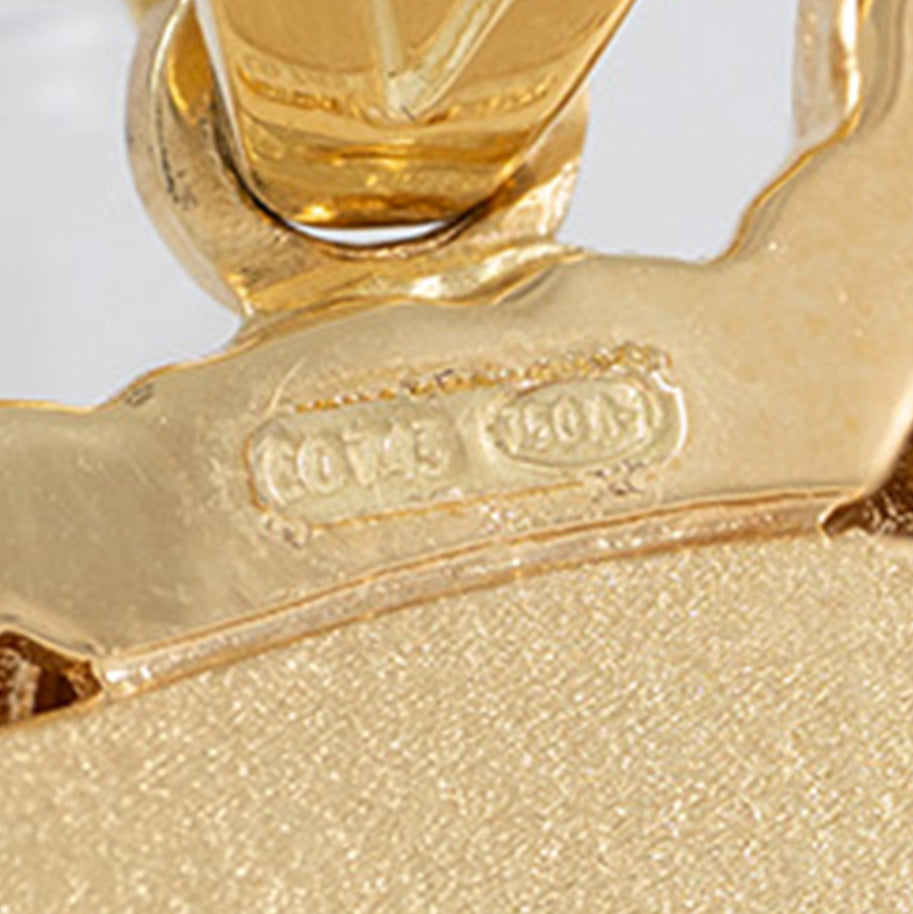 Colgante perro oro 18k 750