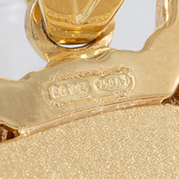 Colgante perro oro 18k 750