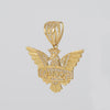 Colgante águila Queen oro 18k 750