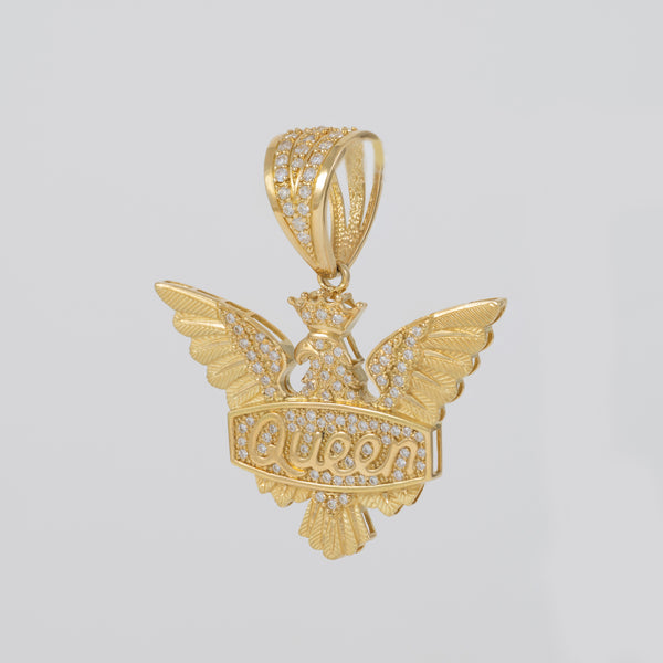 Colgante águila Queen oro 18k 750