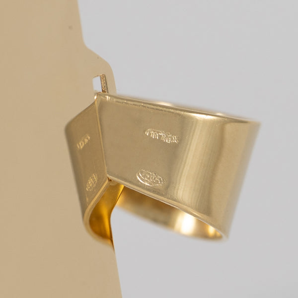 Colgante placa oro 18k 750