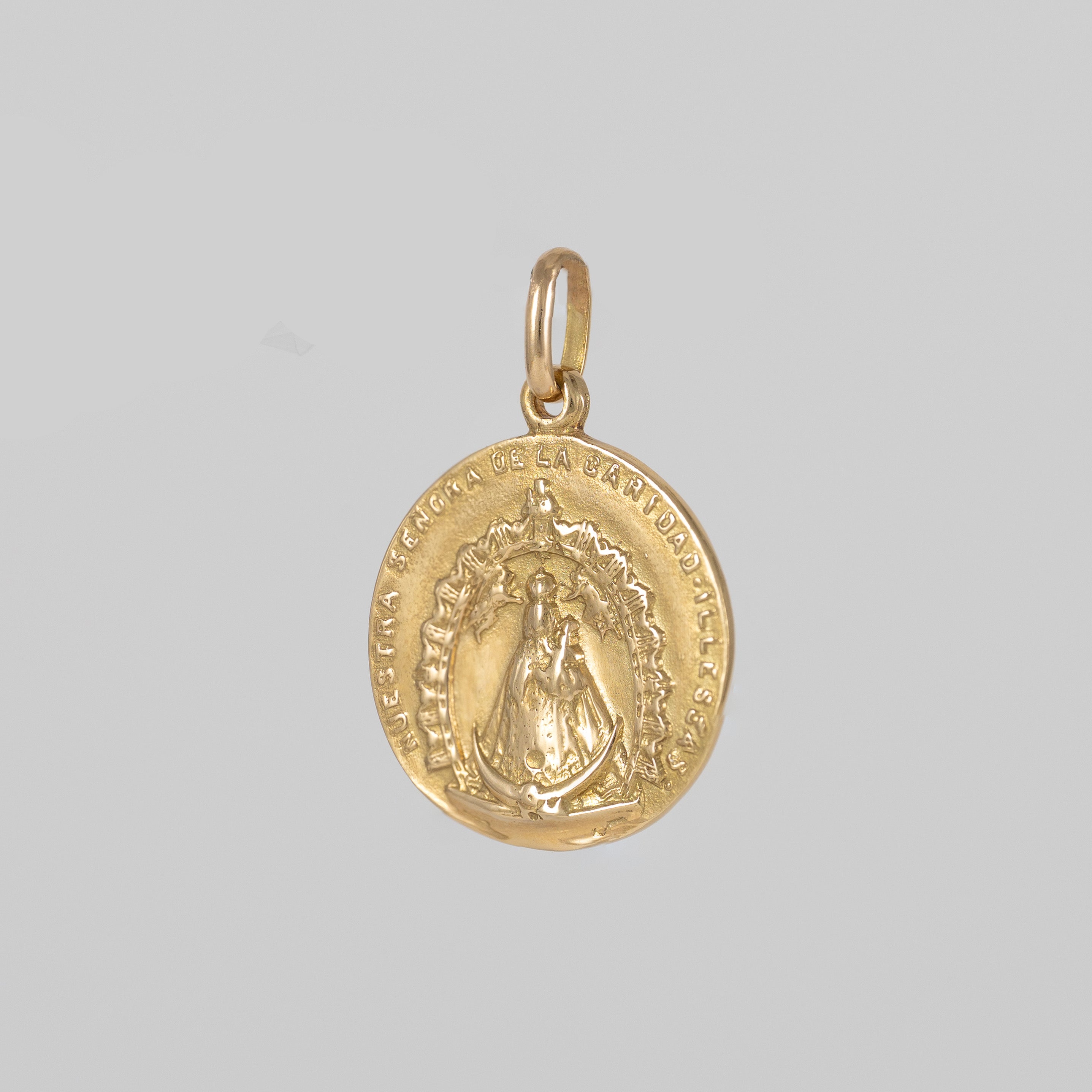 Colgante Medalla oro 18k 750