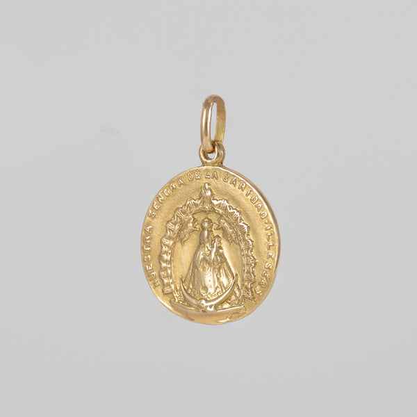 Colgante Medalla oro 18k 750