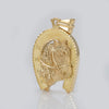 Colgante herradura caballo oro 18k 750