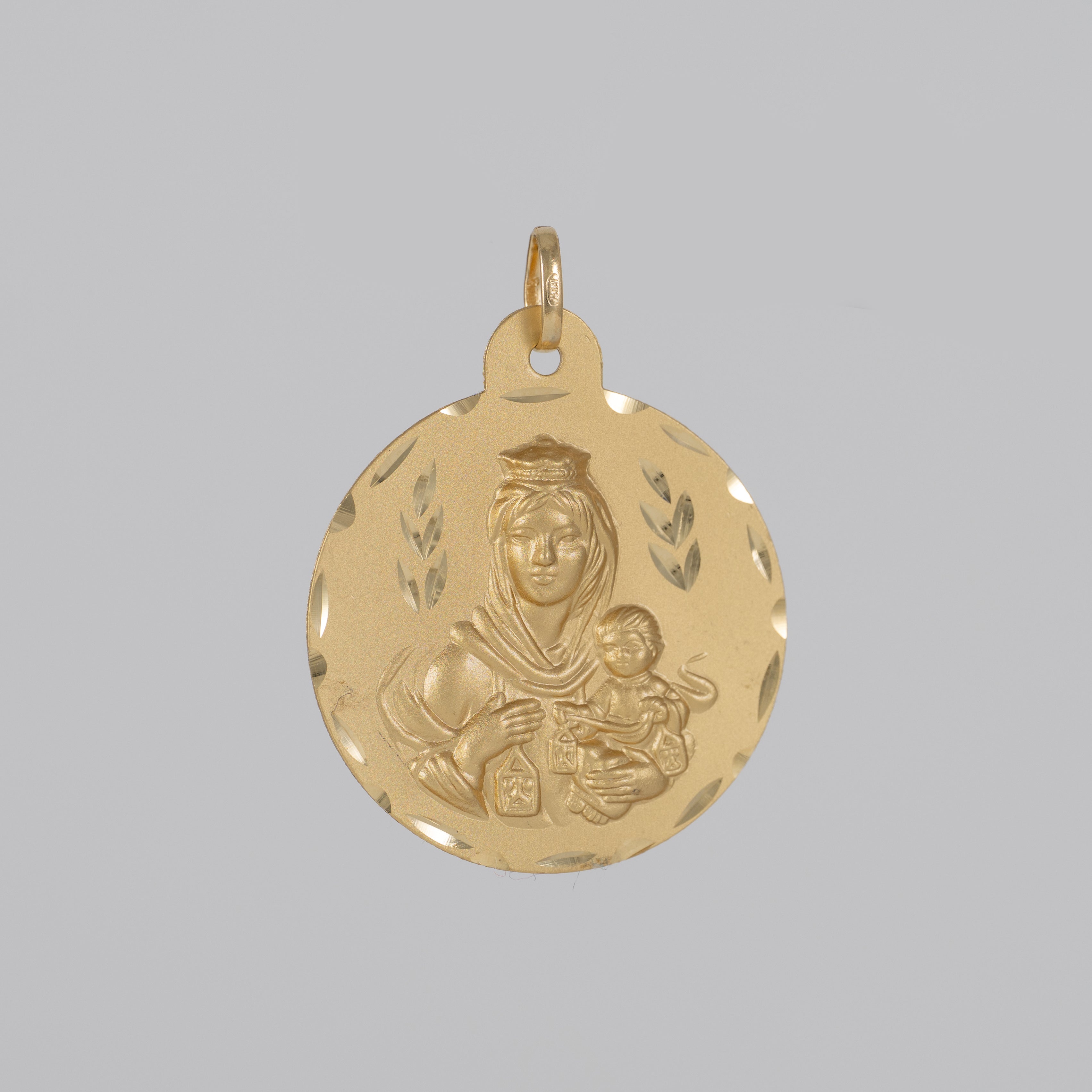Colgante Medalla oro 18k 750