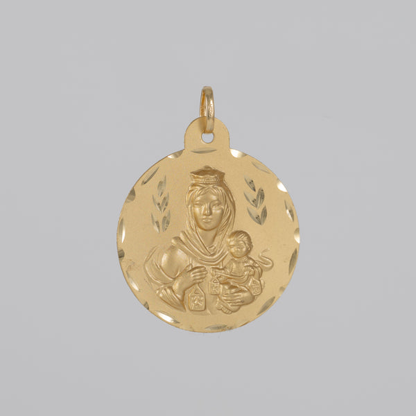 Colgante Medalla oro 18k 750