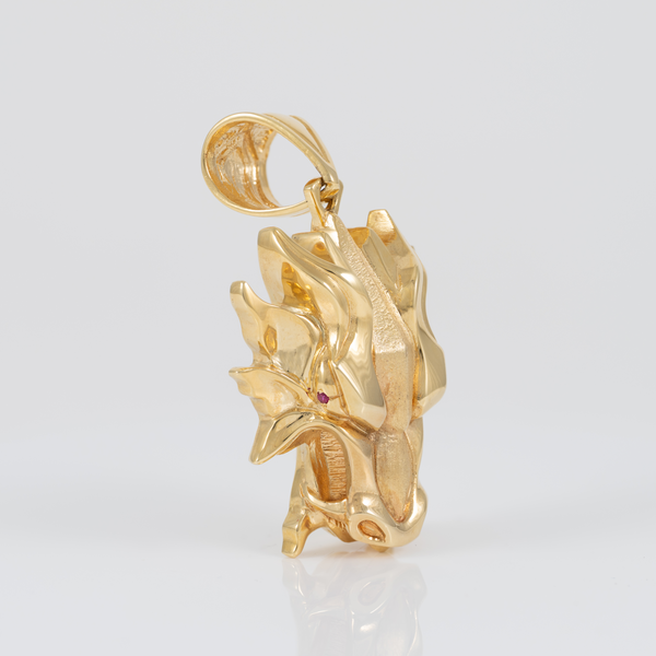 Colgante dragón oro 18k 750