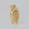 Colgante herradura caballo oro 18k 750