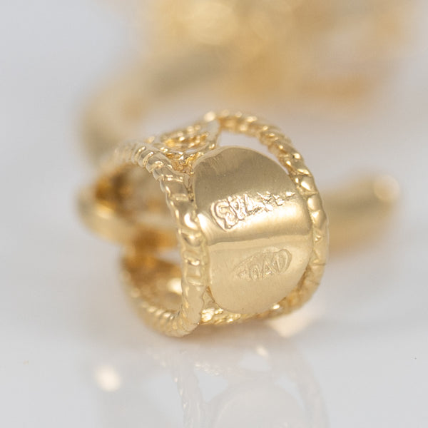 Colgante bastón cachaba oro 18k 750