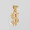 Colgante Dólar oro 18k 750