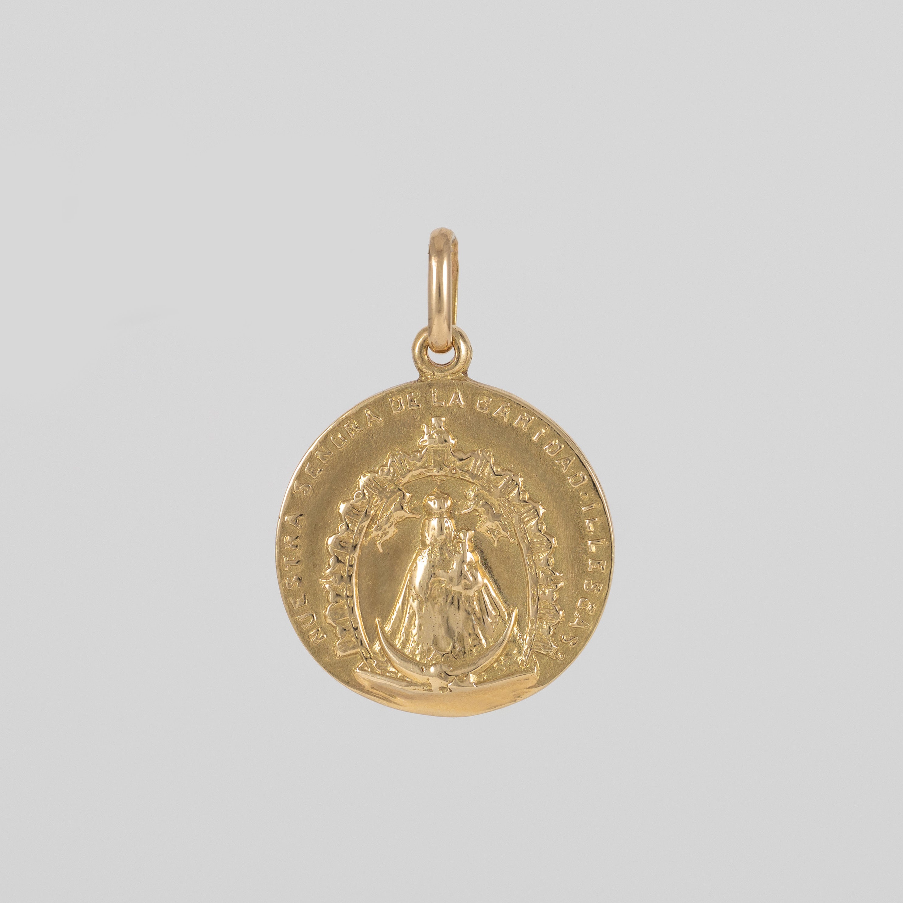 Colgante Medalla oro 18k 750