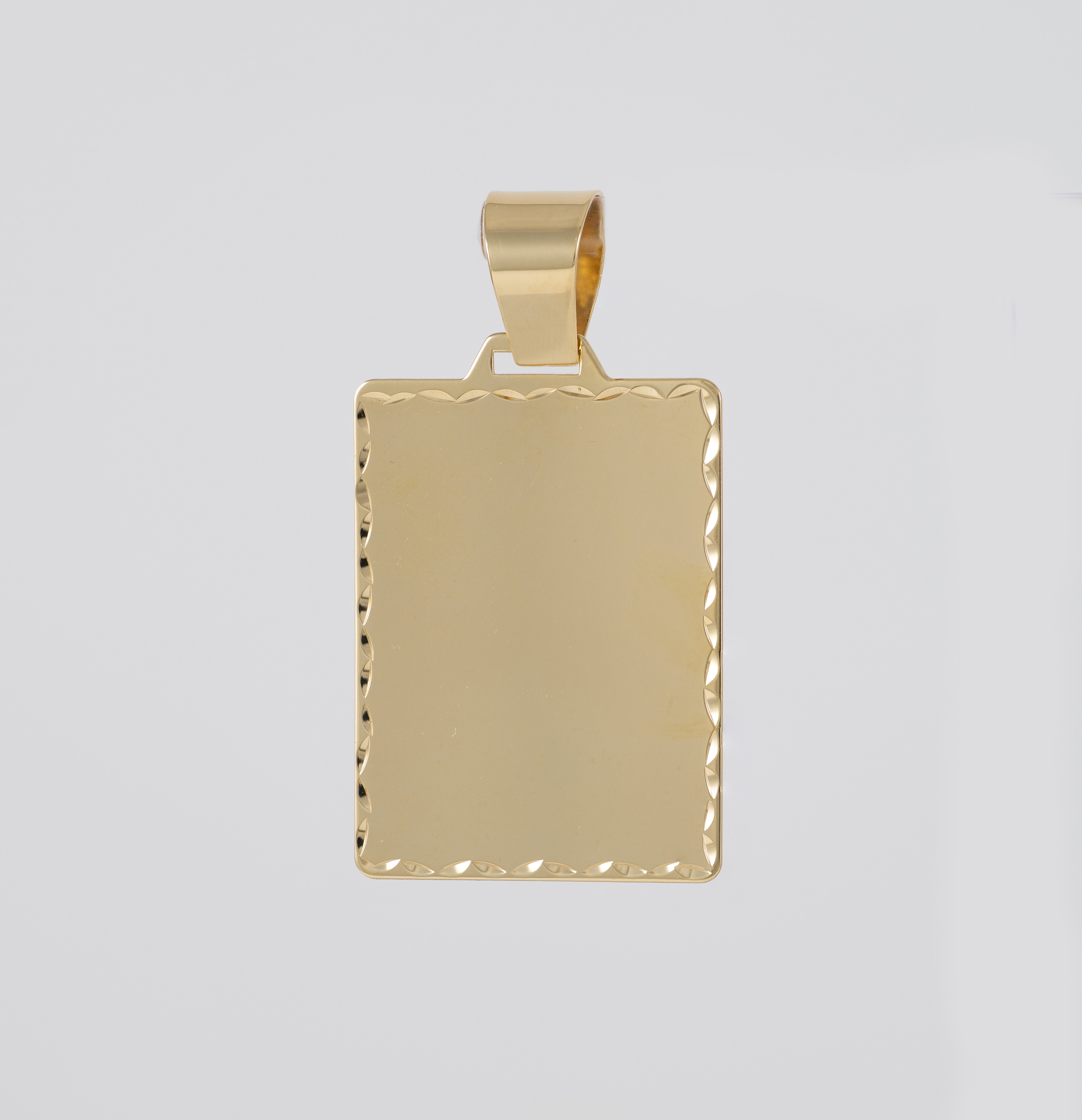 Colgante placa oro 18k 750