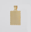 Colgante placa oro 18k 750