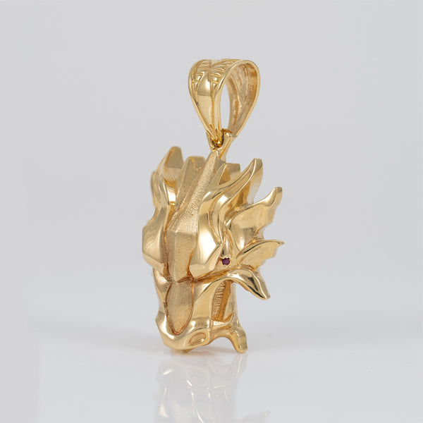 Colgante dragón oro 18k 750