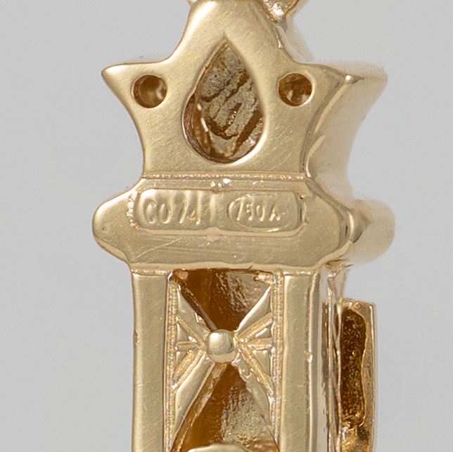 Colgante cruz oro 18k 750