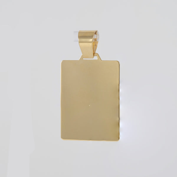 Colgante placa oro 18k 750