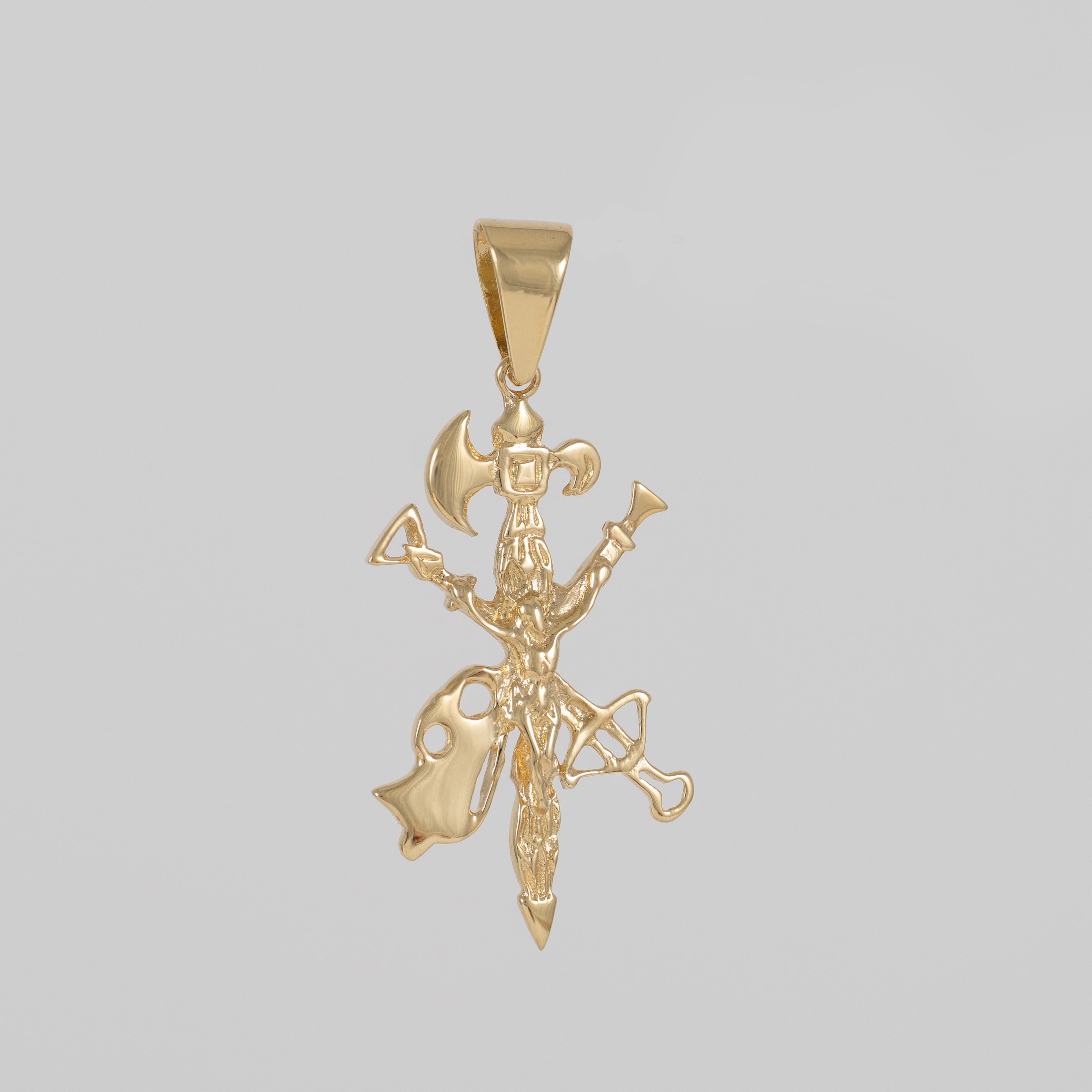 Colgante Cruz Legión oro 18k 750