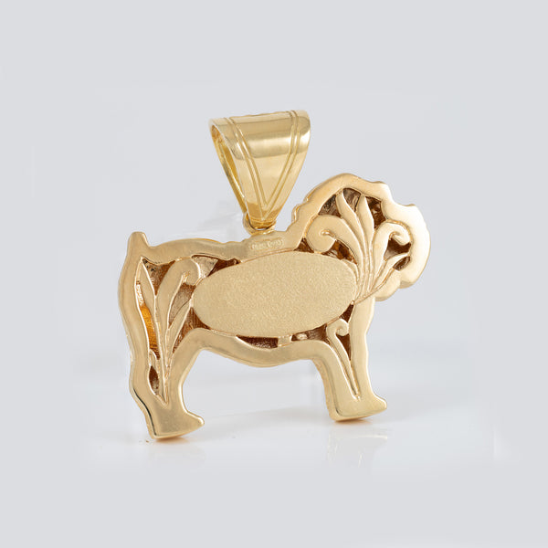 Colgante perro oro 18k 750