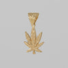 Colgante Hoja Marihuana oro 18k 750