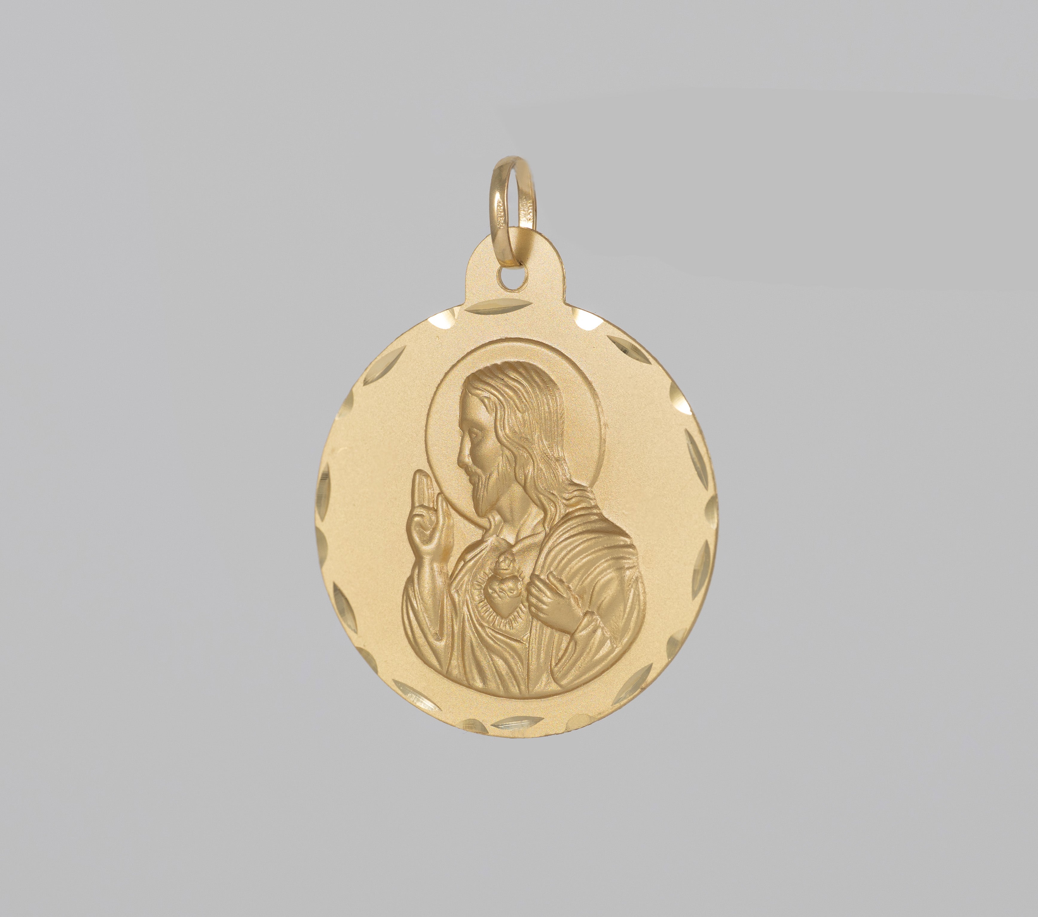Colgante Medalla oro 18k 750
