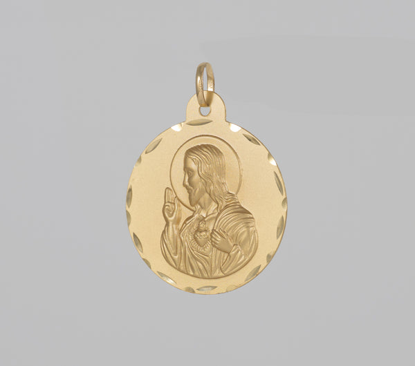 Colgante Medalla oro 18k 750