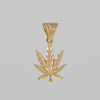 Colgante Hoja Marihuana oro 18k 750