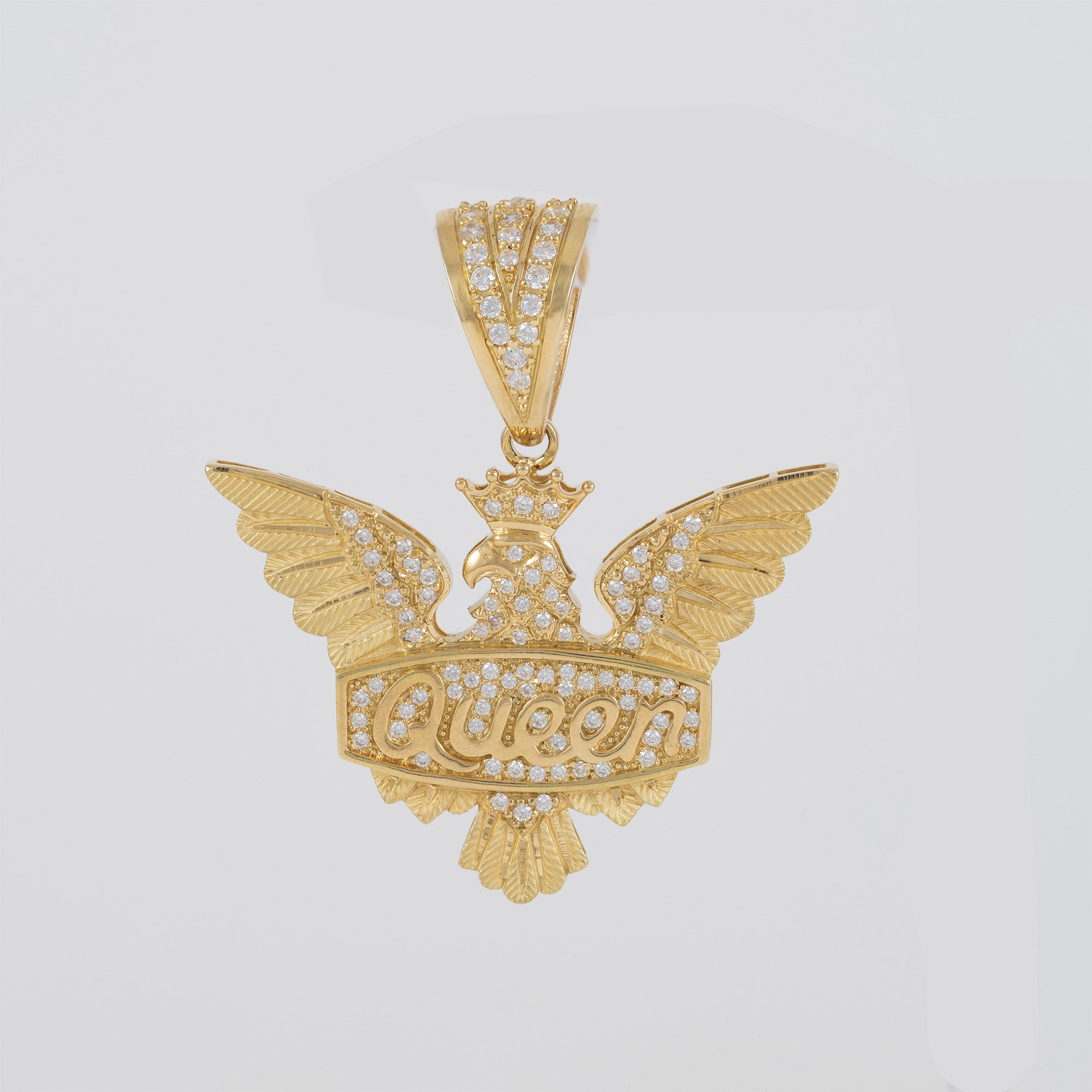 Colgante águila Queen oro 18k 750