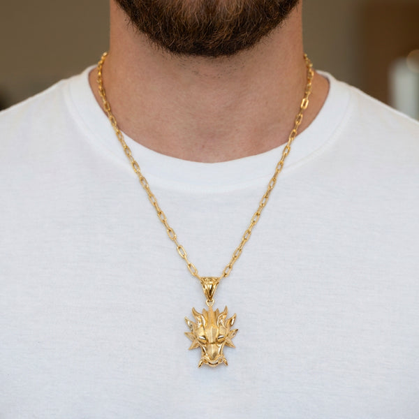 Colgante dragón oro 18k 750
