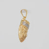 Colgante León Corona oro 18k 750