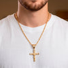 Colgante cruz oro 18k 750