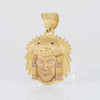 Colgante cabeza indio oro 18k 750