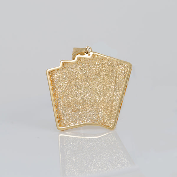 Colgante Póquer de Ases oro 18k 750