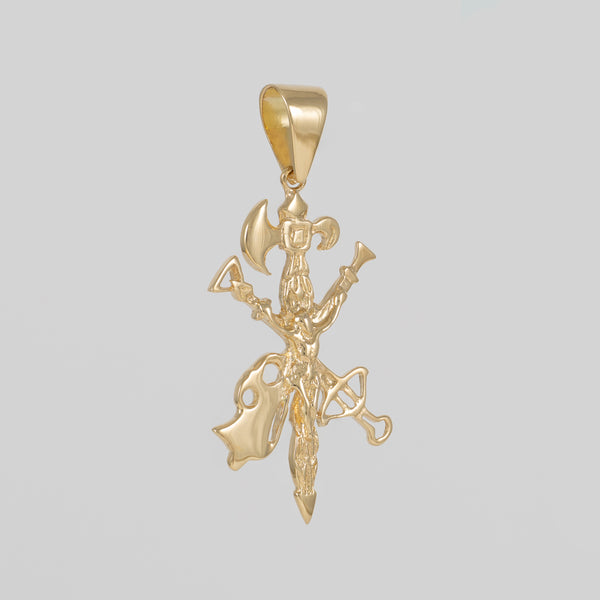 Colgante Cruz Legión oro 18k 750