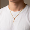 Colgante bastón cachaba oro 18k 750